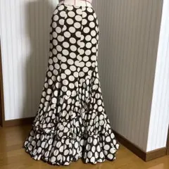 フラメンコ　ファルダ　ソニアジョーンズ大玉水玉 模様　Lのサムネイル