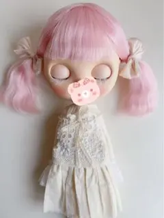 【即日発送】pink08モヘアウィッグBlythe