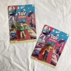 90年代 トイストーリー ベンダブルフィギュア ウッディとバズ・ライトイヤー