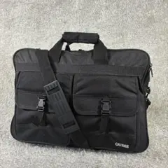 極美品 GUESS ゲス 2way ビジネスバッグ ブリーフケース 大容量 黒のサムネイル