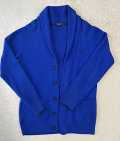 Burberry Black Label 青 カーディガン