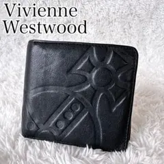 Vivienne Westwood 二つ折り財布 オーブ ロゴ型押し エンボスのサムネイル