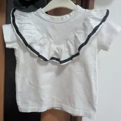 MAAROOK フリル付きホワイトTシャツのサムネイル