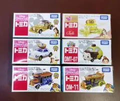 トミカ　ディズニー　美女と野獣　ベル、野獣、ポット夫人、ジュエリー、ツムツム