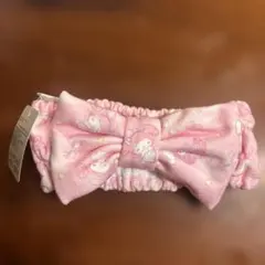 マイメロ　リボン付きピンクヘアバンド