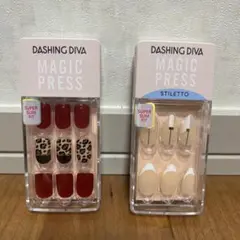 DASHING DIVA MAGIC PRESS ネイルチップ 2種セット