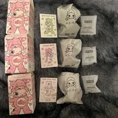 ポップマート ケアベア フィギュア zsiga ピンク 黄緑 CareBears