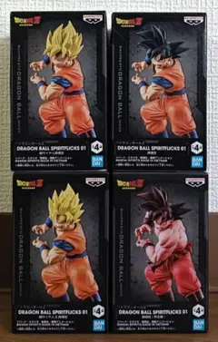 ドラゴンボール SPIRITFLICKS 01 孫悟空 フィギュア 全4種セット