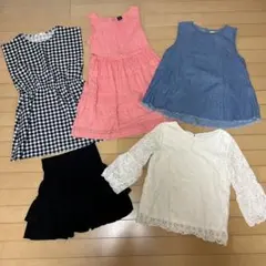 女の子140前後　春夏服5点GAP、Right-on、COMMECA ISM