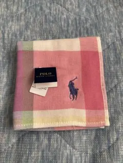 【新品未使用】POLO RALPH LAUREN チェック柄タオルハンカチ
