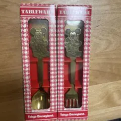 ミッキー 東京ディズニーランド 初期 TABLEWARE スプーンフォークセットのサムネイル