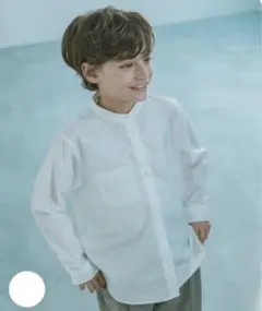 ホワイト ボタンダウンシャツ 150