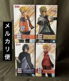 忍界造形列伝フィギュア ナルト サスケ ミナト　ボルト　4体セット