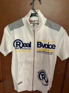 RealBvoice ジップアップTシャツ ホワイト