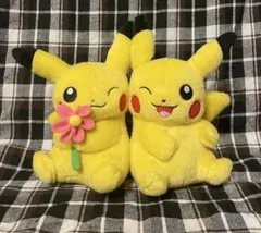 ペア　ピカチュウ　ポケモンセンター　ぬいぐるみ　2012