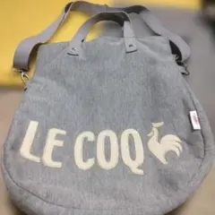 LE COQ SPORTIF 2WAY ショルダーバッグ グレーのサムネイル