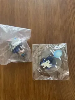 嘴平 伊之助　繋がるアクリルキーホルダー＆コードマスコット2点セット