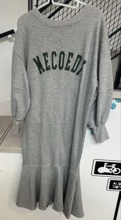 【Bab】2wayロゴスウェットワンピース