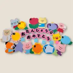 お誕生日表　大きめ壁面飾り