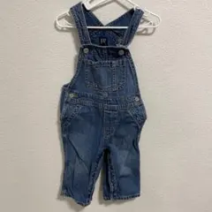 GAP ギャップベビー　デニムサロペット　ロンパース　80
