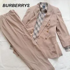 BURBERRYS スーツ パンツセットアップ ベージュ 11号 訳あり3点 W