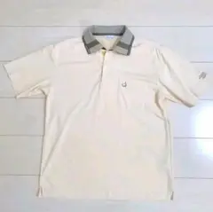 MASTERS マスターズ ポロシャツ イエロー M 半袖 メンズ ゴルフ