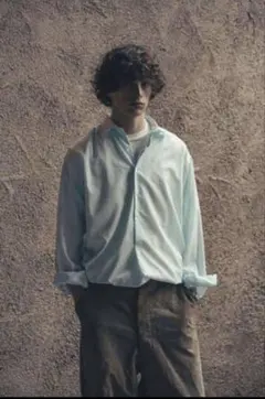 a.presse Pullover Granpa Shirt mintのサムネイル