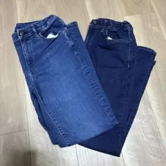 ユニクロ　デニム　160 2本セット