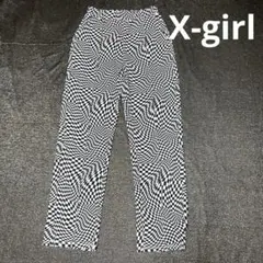 X-girl イージーテーパードパンツ ストレッチ　S