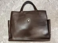 CHAMBORD SELLIER レザー トートバッグ ダークブラウンのサムネイル