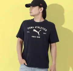 新品！Tシャツ PUMA CLASS グラフィック Tシャツ　黒 M
