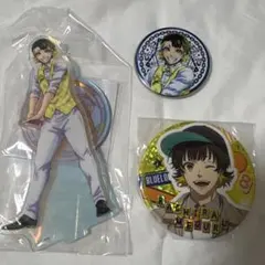 ブルーロック　蜂楽廻　ナムコ限定　ホログラム缶バッジ　ブルロ展　缶バ　アクスタ