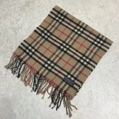 美品】✨✨Burberry ノバチェック柄マフラーララムウール100 - メルカリ