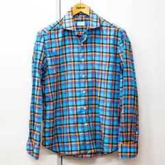 Errico Formicola チェックシャツ イタリア製 メンズ　Lのサムネイル