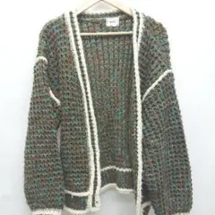 W.W.G. ニットカーディガン Fサイズ モノトーン バルーン袖