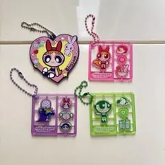 パワーパフガールズ アクリルキーホルダー ラバーキーホルダー 一番くじ ガチャ