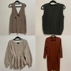 ニット4点まとめ売り