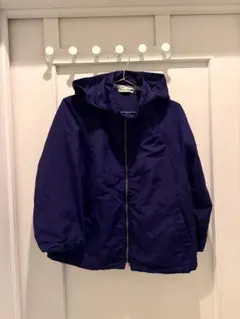 branshes ネイビー フード取り外し可 ナイロンジャケット120