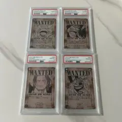 ワンピースカード PSA10 4枚セット WANTED - メルカリ