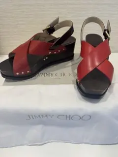 【新品未使用】JIMMY CHOO サンダル　37(23.5〜24.0㎝)