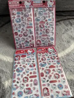 ハローキティちゃんのシール色々セット4枚★海外ライセンス品