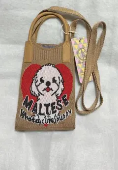 【未使用】D.KELLY ショルダーバッグ マルチーズ ベージュのサムネイル