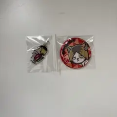 ハイキュー【孤爪研磨】 缶バッチ&チャームセット