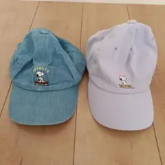 PEANUTS スヌーピー キャップ 2点セット