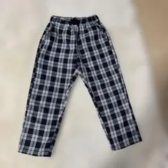 チェック柄パンツ
