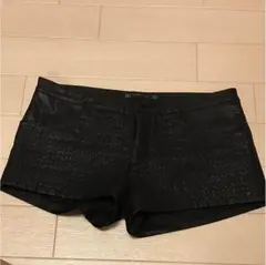 ZARA レザーショートパンツ