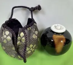 【高級茶道具】蓋付き茶入れ