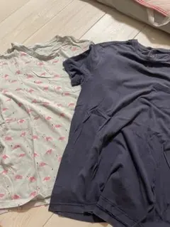 GAP Tシャツ 2枚セット フラミンゴ柄 無地 XS