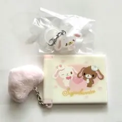 しろうさ めじるしアクセサリー ミニミラー