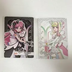 キミとアイドルプリキュア　キュアズキューン　キュアキッス　キミプリ展　カード
